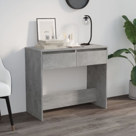 Konsoles Galdiņš, Betonpelēks, 89X41X76,5 Cm, Inženierijas Koks Vidaxl