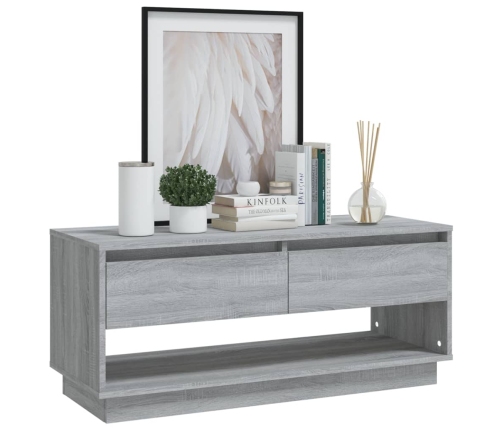 vidaXL TV skapītis, pelēks, 102x41x44 cm, inženierijas koks