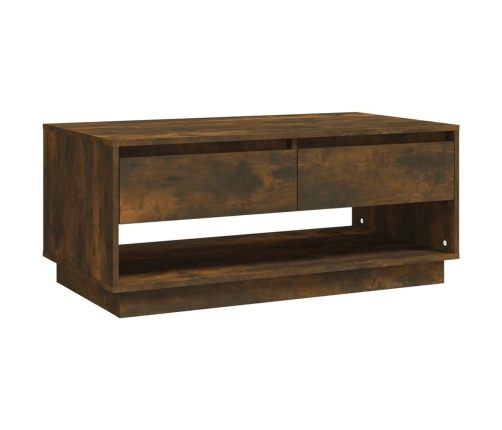 vidaXL kafijas galdiņš, 102,5x55x44 cm, inženierijas koks, ozolkoka