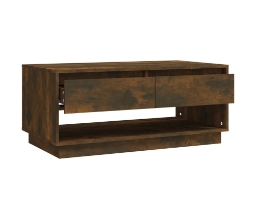 vidaXL kafijas galdiņš, 102,5x55x44 cm, inženierijas koks, ozolkoka