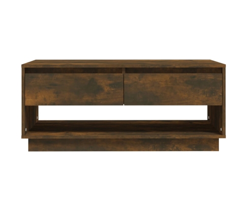 vidaXL kafijas galdiņš, 102,5x55x44 cm, inženierijas koks, ozolkoka