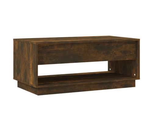 vidaXL kafijas galdiņš, 102,5x55x44 cm, inženierijas koks, ozolkoka