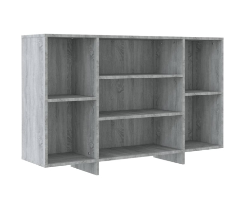 vidaXL kumode, pelēka ozolkoka krāsa, 120x30x75 cm, inženierijas koks