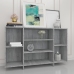 vidaXL kumode, pelēka ozolkoka krāsa, 120x30x75 cm, inženierijas koks