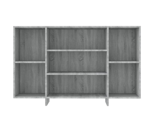 vidaXL kumode, pelēka ozolkoka krāsa, 120x30x75 cm, inženierijas koks