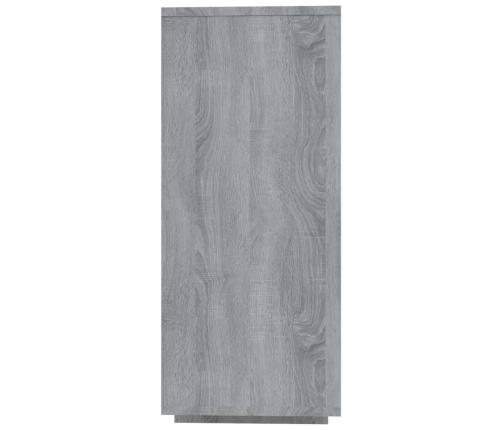 vidaXL kumode, pelēka ozolkoka krāsa, 120x30x75 cm, inženierijas koks