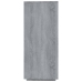 vidaXL kumode, pelēka ozolkoka krāsa, 120x30x75 cm, inženierijas koks