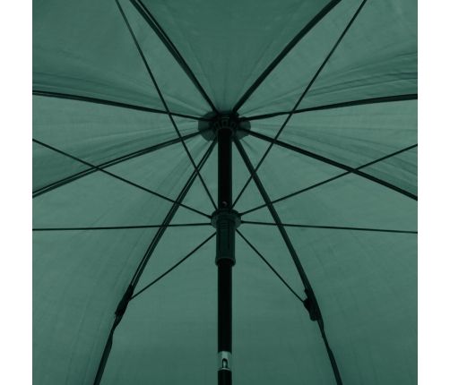 vidaXL zvejas lietussargs, 220x193 cm, zaļš