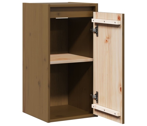 vidaXL sienas skapītis, medus brūns, 60x30x30 cm, priedes masīvkoks