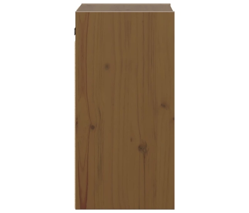 vidaXL sienas skapītis, medus brūns, 60x30x30 cm, priedes masīvkoks