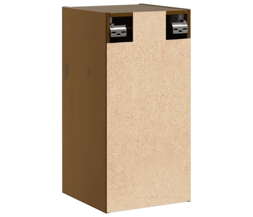 vidaXL sienas skapītis, medus brūns, 60x30x30 cm, priedes masīvkoks