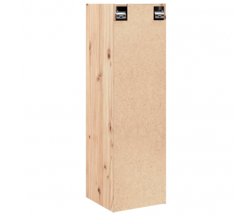 vidaXL sienas skapīši, 2 gab., 30x30x100 cm, priedes masīvkoks