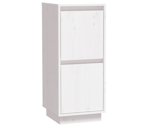 vidaXL kumodes, 2 gab., baltas, 31,5x34x75 cm, priedes masīvkoks