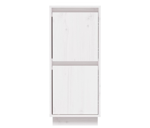 vidaXL kumodes, 2 gab., baltas, 31,5x34x75 cm, priedes masīvkoks