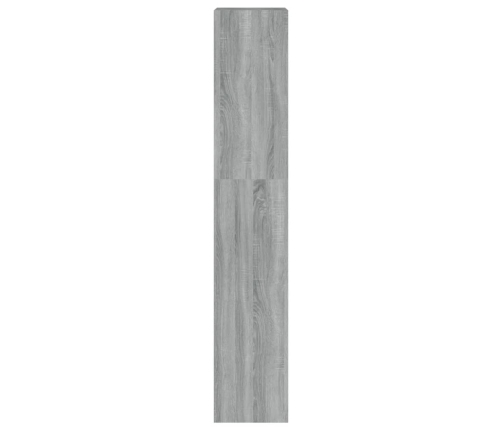 vidaXL grāmatu plaukts, pelēcīga ozolkoka krāsa, 40x30x166 cm