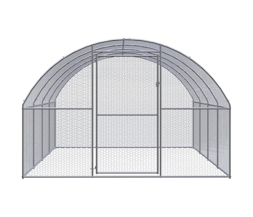 vidaXL vistu būris, 3x4x2 m, cinkots tērauds