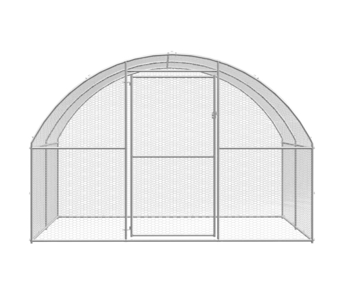 vidaXL vistu būris, 3x6x2 m, cinkots tērauds