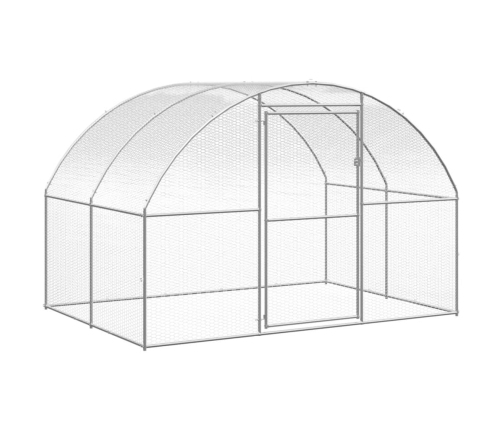 vidaXL vistu būris, 3x16x2 m, cinkots tērauds