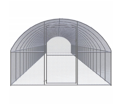 vidaXL vistu būris, 3x24x2 m, cinkots tērauds