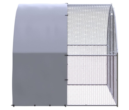 vidaXL vistu būris, 3x2x2 m, cinkots tērauds