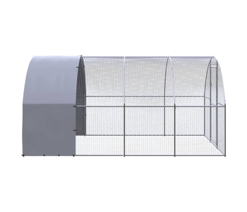 vidaXL vistu būris, 3x4x2 m, cinkots tērauds