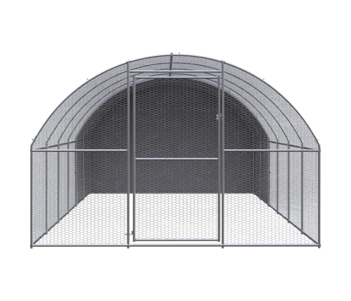 vidaXL vistu būris, 3x6x2 m, cinkots tērauds