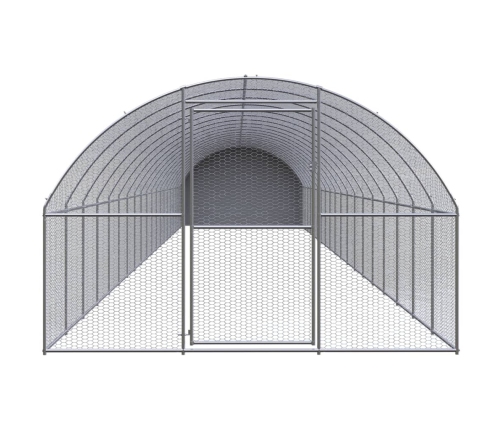 vidaXL vistu būris, 3x20x2 m, cinkots tērauds