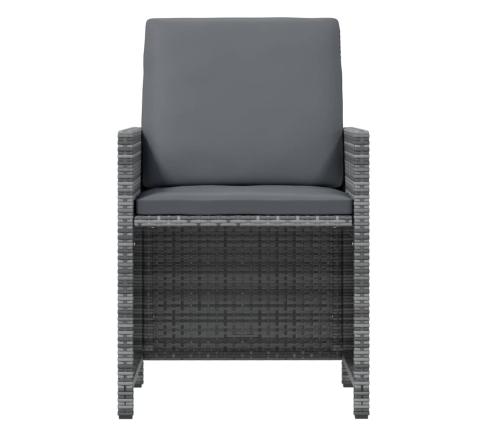 11-Daļīgs Dārza Mēbeļu Komplekts Ar Matračiem, Pe Rotangpalma Vidaxl