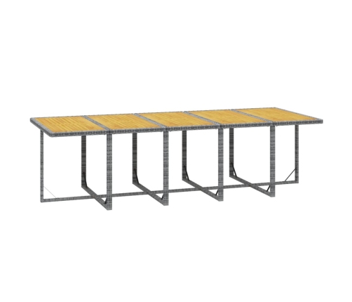 11-Daļīgs Dārza Mēbeļu Komplekts Ar Matračiem, Pe Rotangpalma Vidaxl