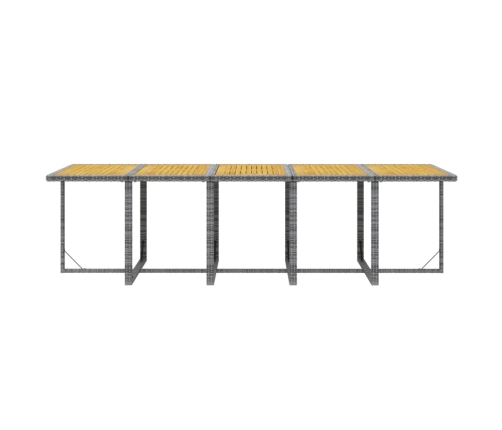 15-Daļīgs Dārza Mēbeļu Komplekts Ar Matračiem, Pe Rotangpalma Vidaxl