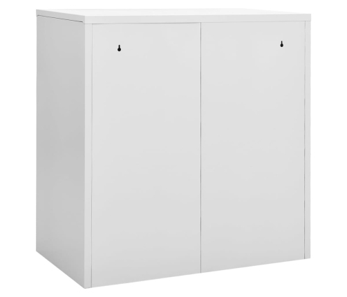 vidaXL ģērbtuves skapji, 2 gab., 90x45x92,5 cm, tērauds, pelēki, zili