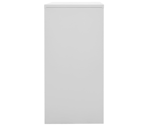 vidaXL ģērbtuves skapji, 2 gab., 90x45x92,5 cm, tērauds, pelēki, zili