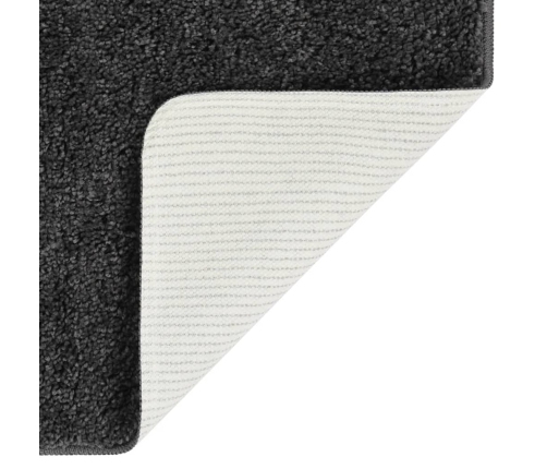 vidaXL paklājs, 140x200 cm, tumši pelēks, neslīdošs