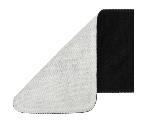 vidaXL kāpņu paklāji, neslīdoši, 15 gab., 75x20 cm, melni, taisnstūra