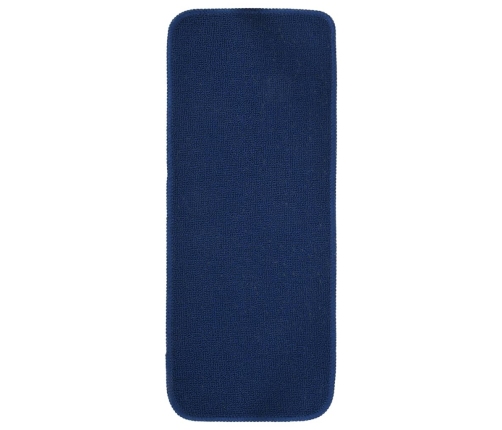 vidaXL kāpņu paklāji, neslīdoši, 15 gab., 60x25 cm, tumši zili