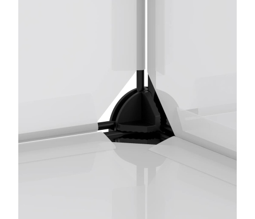 vidaXL apavu plaukts, caurspīdīgs, 84x32x88,5 cm, plastmasa