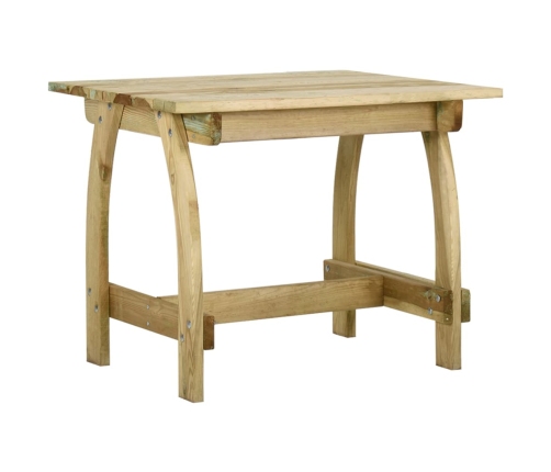 vidaXL 5-daļīgs dārza mēbeļu komplekts, impregnēts priedes koks