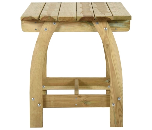 vidaXL 5-daļīgs dārza mēbeļu komplekts, impregnēts priedes koks