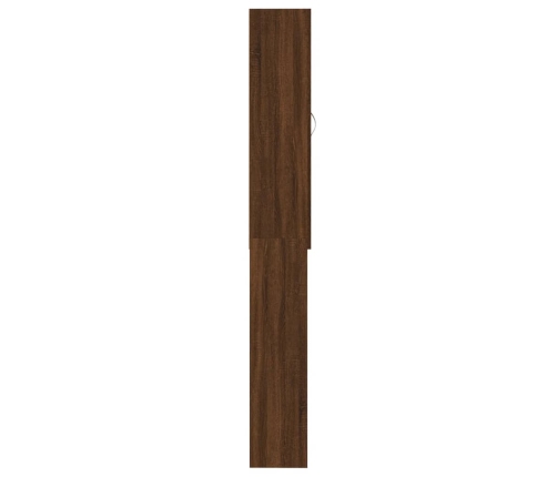 vidaXL veļasmašīnas skapītis, ozolkoka krāsa, 64x25,5x190 cm