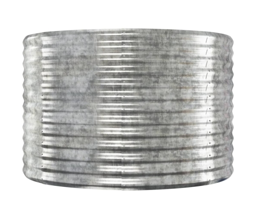 vidaXL augstā puķu kaste, 507x100x68 cm, tērauds, sudrabaina