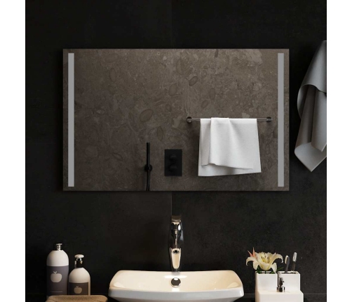 vidaXL vannasistabas spogulis ar LED, 80x50 cm