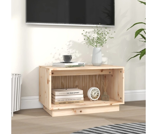 vidaXL TV skapītis, 60x35x35 cm, priedes masīvkoks