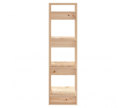 vidaXL grāmatu plaukts, 41x35x125 cm, priedes masīvkoks