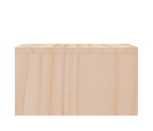 vidaXL monitora paliktnis, 50x27x15 cm, priedes masīvkoks