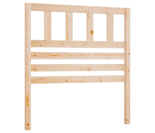 vidaXL gultas galvgalis, 81x4x100 cm, priedes masīvkoks