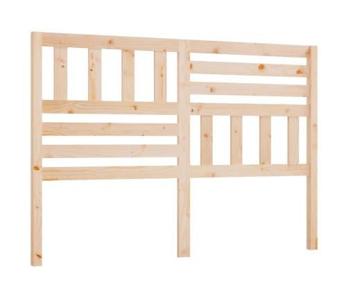 vidaXL gultas galvgalis, 146x4x100 cm, priedes masīvkoks