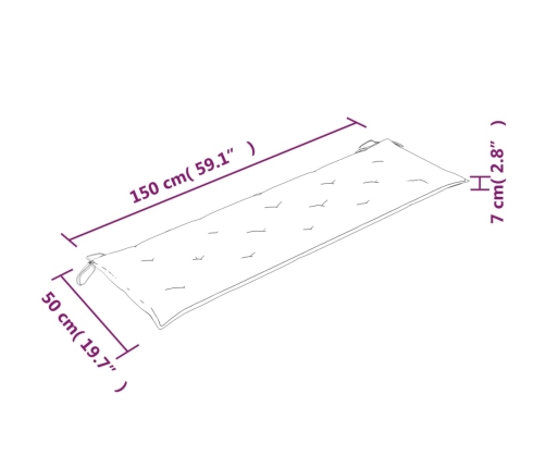 vidaXL sols ar sarkanu matraci, 150 cm, masīvs tīkkoks