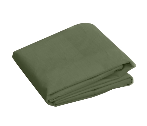 vidaXL brezenta pārklājs, 260 g/m², 4x5 m, zaļš, HDPE