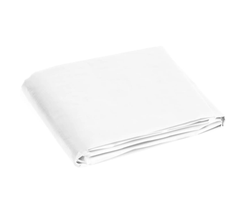 vidaXL brezenta pārklājs, tents, 180 g/m², 6x8 m, balts, HDPE