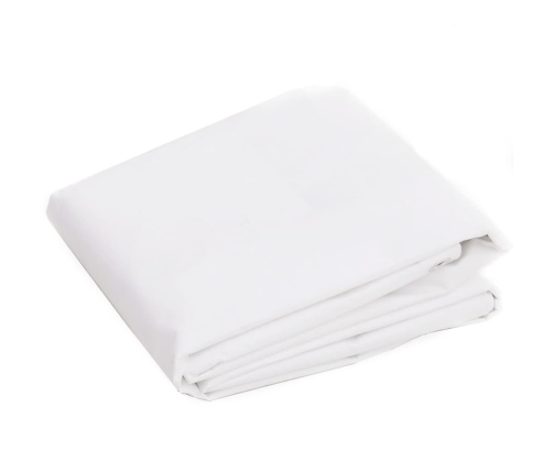 vidaXL brezenta pārklājs, 260 g/m², 6x10 m, balts, HDPE